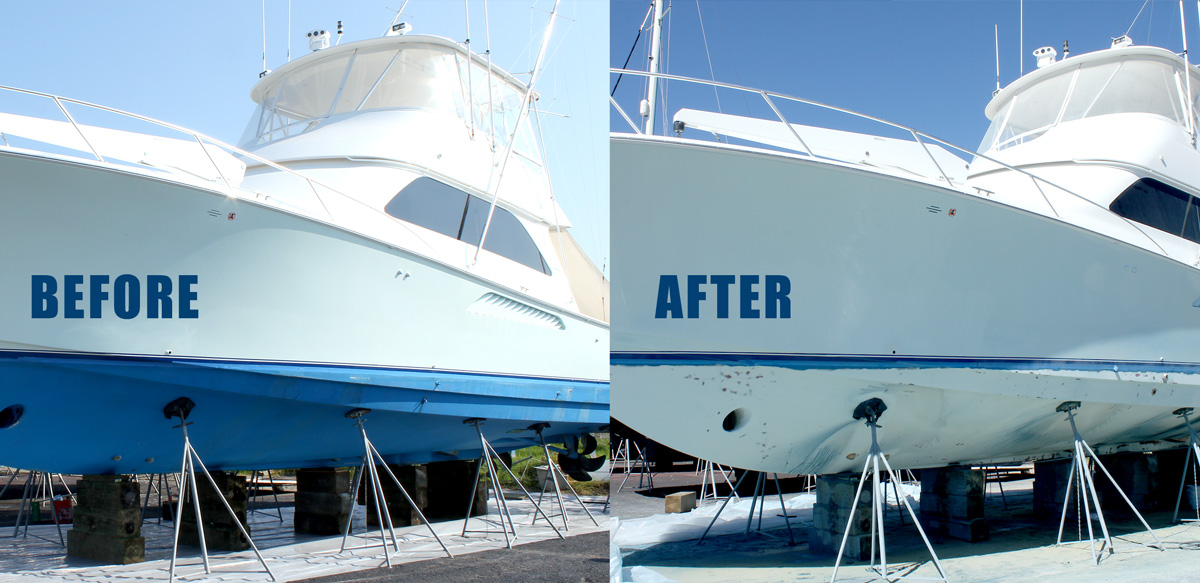 Texas Blast Away marine dustless blasting project