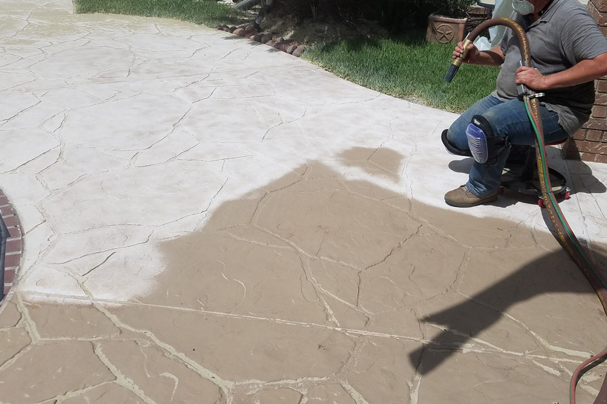 Texas Blast Away residential dustless blasting project